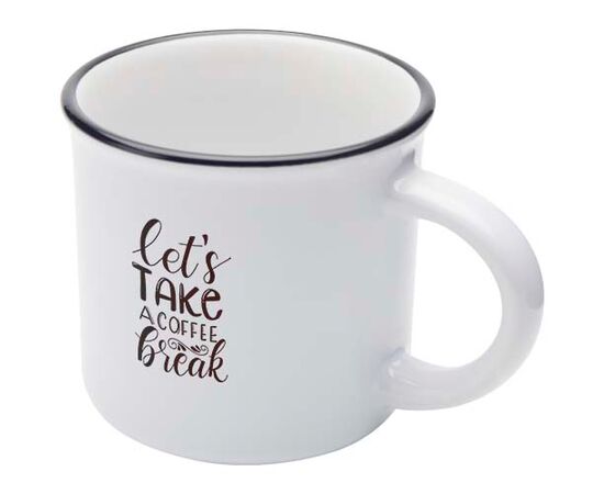Bari 240 ml ceramic mug White - Unbranded 10084401