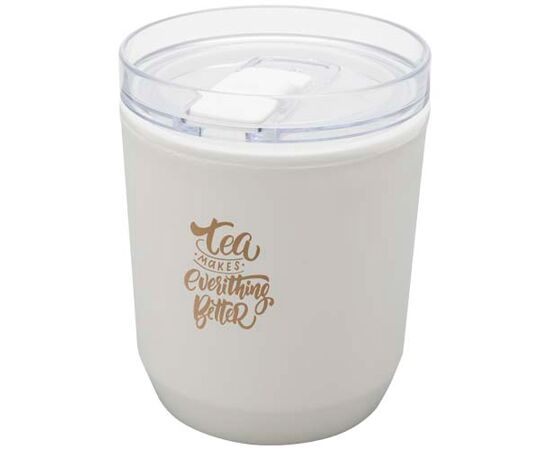 Gobelet Hudson double paroi en plastique recyclé de 180 ml Blanc - Unbranded 10085201