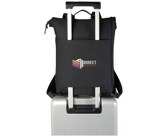 Sac à dos pour ordinateur portable 15,6" Turner de 12 L certifié GRS recyclé Noir - Unbranded 12075090