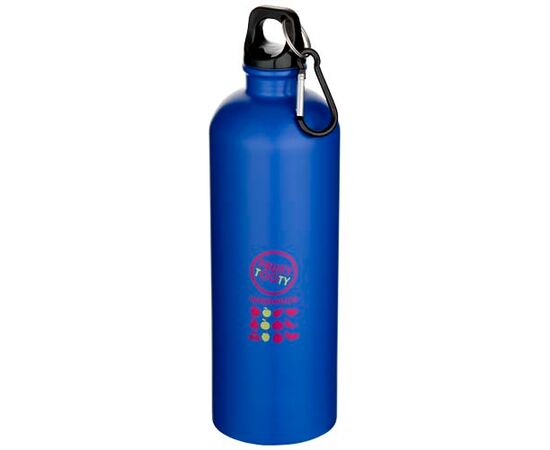 Oregon 750 ml matte RCS-zertifizierte, einwandige Trinkflasche aus recyceltem Edelstahl mit Karabinerhaken Königsblau - Unbranded 10087253