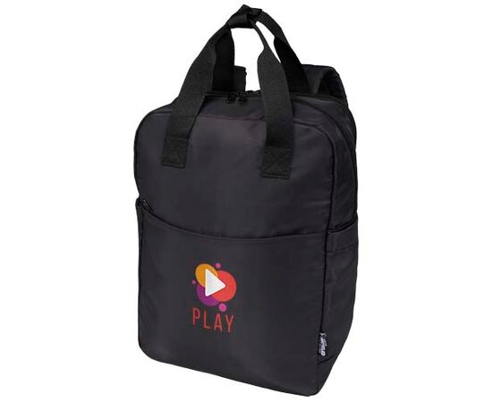 Trip 14” Aware™ recycled travel laptop backpack 9L Black - Unbranded 12076290
