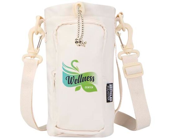 Sac porte-bouteille Trip Aware™ de 2 L en matériaux recyclés Blanc cassé - Unbranded 12076502