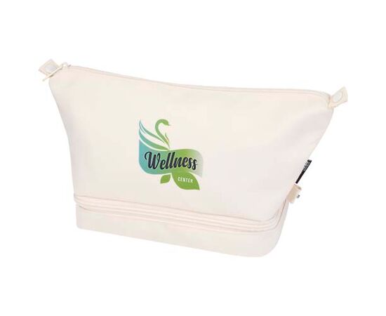 Sac de toilette de voyage Trip Aware&#8482; de 6 L en matériaux recyclés Blanc cassé - Unbranded 12076602