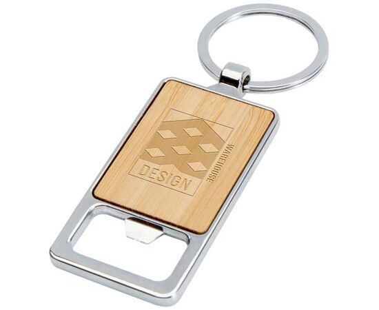 Snapper Schlüsselanhänger aus Bambus mit Flaschenöffner Neutral - Unbranded 12634006