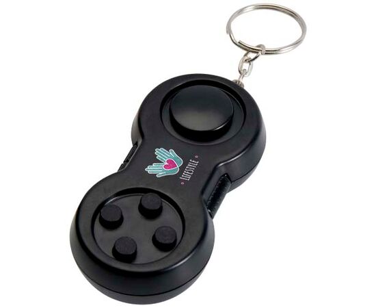 Porte-clés fidget contrôleur Fidgix Noir - Unbranded 12634490