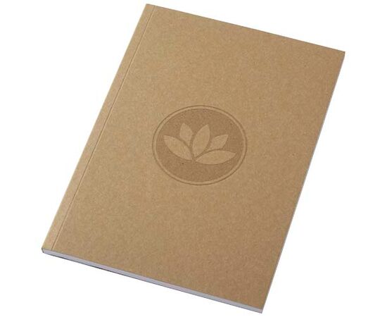 Novella Austen A5 gerecycled notitieboek met zachte cover, 50 vellen  Naturel - Unbranded 21026506