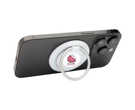 Albali Magnetische Smartphonehalterung  aus recyceltem Kunststoff mit Ringständer Weiß - Unbranded 12446201