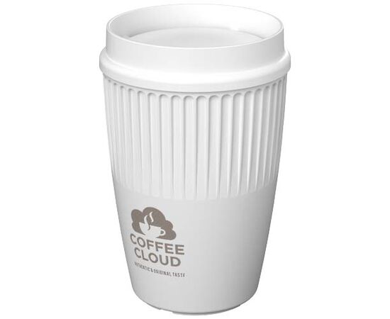 Gobelet Cirrus de 350 ml avec couvercle 360° Blanc - Unbranded 21046201
