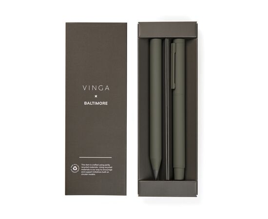 VINGA Set de stylos RCS Baltimore Vert - Vinga V1690307 VINGA Set de stylos RCS Baltimore Vert - Vinga V1690307
