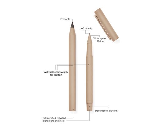 VINGA Baltimore RCS pennenset Greige - Vinga V1690319