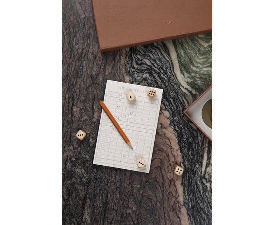 VINGA Coffee-Table Spielesammlung Braun - Vinga V262001