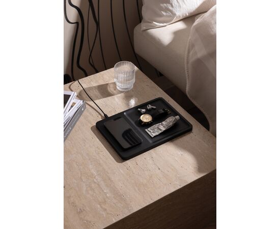 VINGA Timo RCS bureauoplader en accessoirebakje Zwart - Vinga V3080001