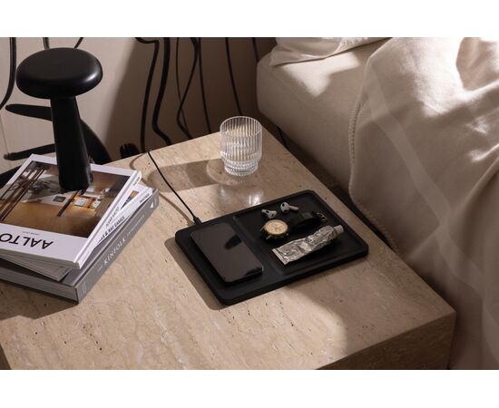 VINGA Timo RCS bureauoplader en accessoirebakje Zwart - Vinga V3080001