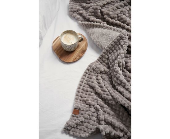 VINGA Couverture / plaid en rPET GRS Branson Gris - Vinga V404022