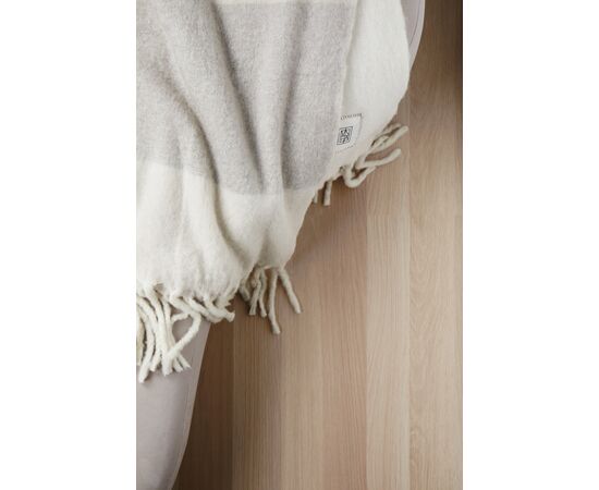 VINGA Saletto Decke aus Wollgemisch Beige, Beige - Vinga V404033
