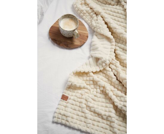 VINGA Branson Decke aus GRS recyceltem PET Beige - Vinga V404063