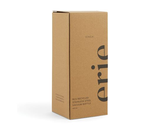 VINGA Erie RCS steel vacuum bottle 450 ML Black - Vinga V430011