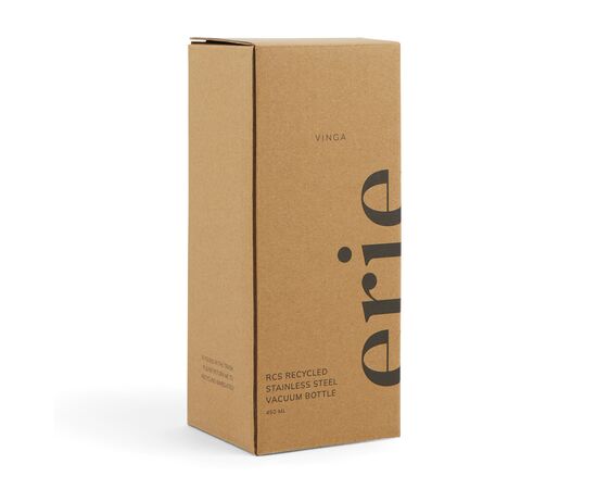 VINGA Bouteille isotherme 450ml en acier RCS Erie Blanc - Vinga V430013