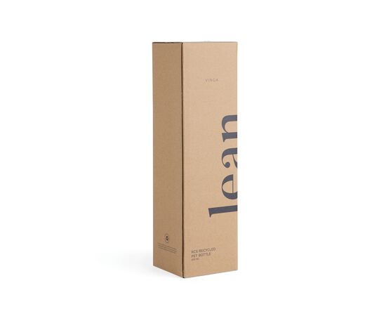 VINGA Lean RCS RPET waterfles 800 ml Donkerblauw - Vinga V4330525