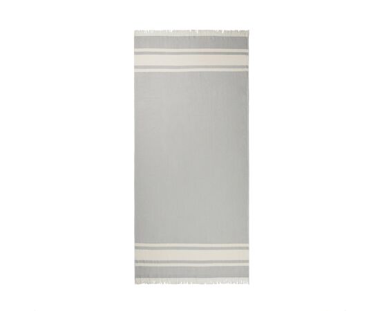 VINGA Tolo terry hamam handdoek Grijs, Gebroken wit - Vinga V450202