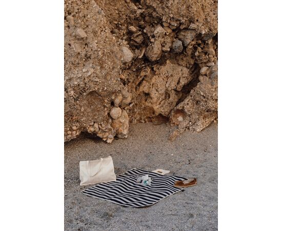 VINGA Alba GRS RPET picnic blanket small Black - Vinga V459011