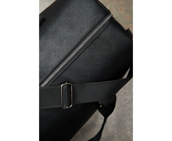 VINGA Bermond Wochenendtasche aus RCS recyceltem PU Schwarz - Vinga V707001