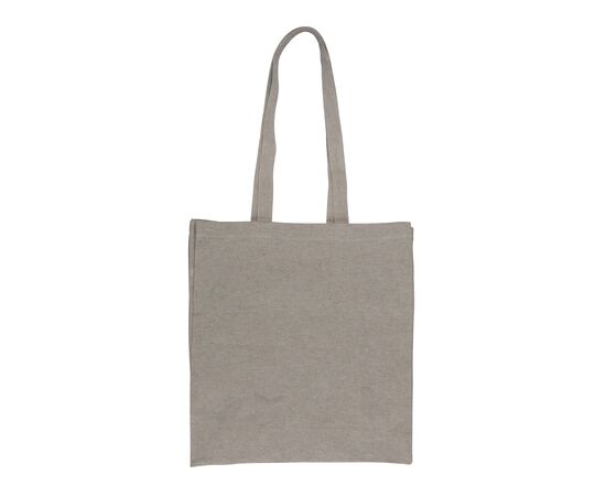Shopping bag recycled cotton 38x42x10cm Light grey -  LT95199-N0062