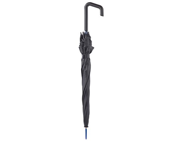 Stockschirm 23” selbstöffnend Schwarz, Blau -  LT97109-N0211