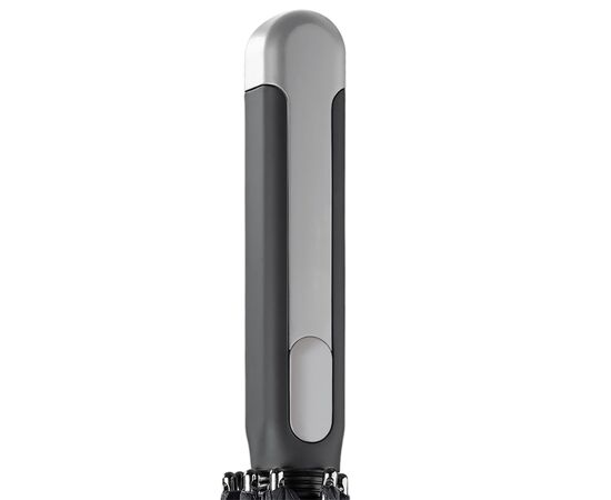 Deluxe vierkante paraplu met draaghoes 27” auto open Zwart -  LT97111-N0002