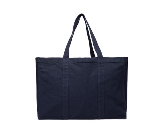 VINGA Hilo AWARE™ recycled canvas maxi tote bag Dark blue - Vinga V762015
