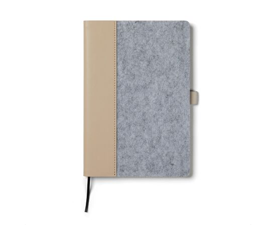 VINGA Carnet en feutre recyclé GRS Albon Gris - Vinga V773012 VINGA Carnet en feutre recyclé GRS Albon Gris - Vinga V773012