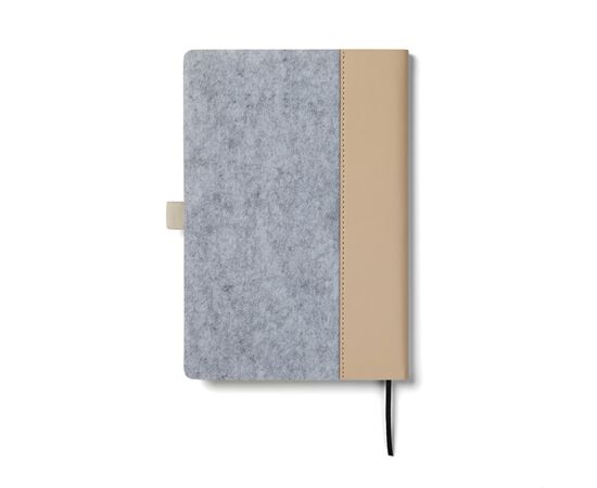 VINGA Carnet en feutre recyclé GRS Albon Gris - Vinga V773012 VINGA Carnet en feutre recyclé GRS Albon Gris - Vinga V773012