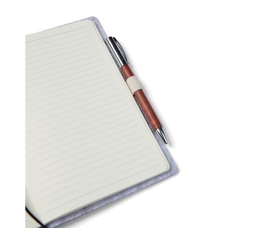 VINGA Carnet en feutre recyclé GRS Albon Gris - Vinga V773012 VINGA Carnet en feutre recyclé GRS Albon Gris - Vinga V773012