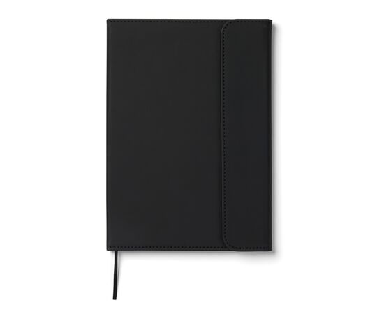 VINGA Carnet A5 en papier et PU certifié GRS Baltimore Noir - Vinga V773101