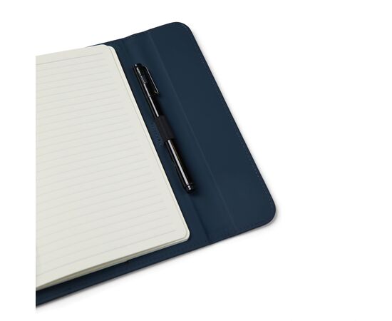 VINGA Baltimore GRS certified paper & PU notebook Dark blue - Vinga V773105