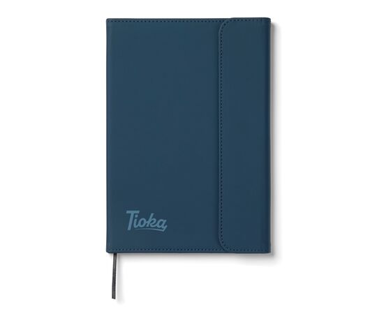 VINGA Baltimore GRS certified paper & PU notebook Dark blue - Vinga V773105