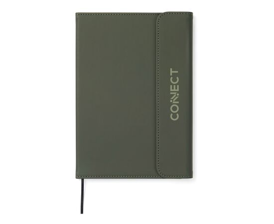 VINGA Carnet A5 en papier et PU certifié GRS Baltimore Vert - Vinga V773107
