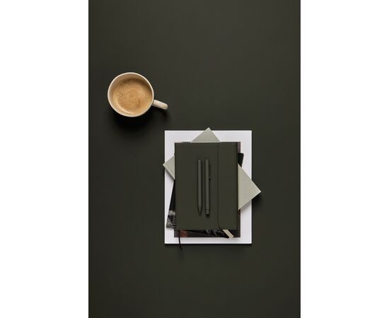 VINGA Carnet A5 en papier et PU certifié GRS Baltimore Vert - Vinga V773107
