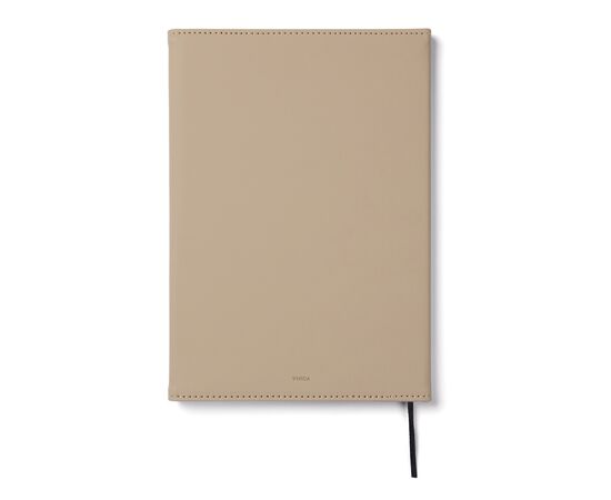 VINGA Baltimore GRS certified paper & PU notebook Greige - Vinga V773109