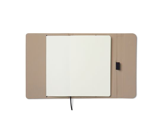 VINGA Baltimore GRS certified paper & PU notebook Greige - Vinga V773109