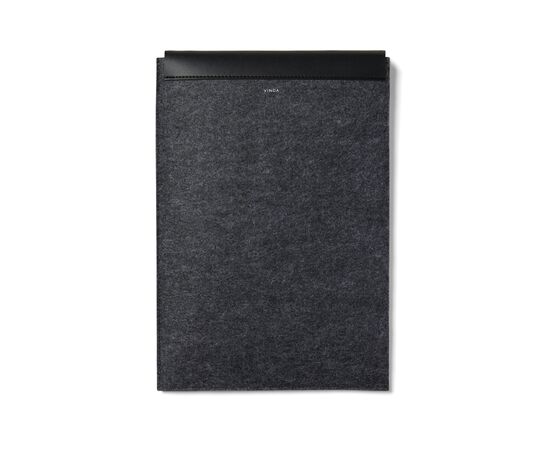 VINGA Albon GRS gerecycled vilt 15" laptophoes Zwart - Vinga V788101