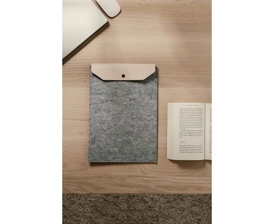 VINGA Albon GRS gerecycled vilt 15" laptophoes Grijs - Vinga V788102