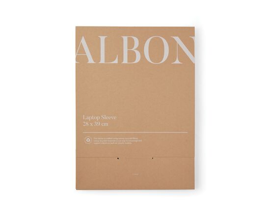 VINGA Albon GRS gerecycled vilt 17" laptophoes Zwart - Vinga V788111