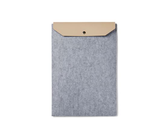 VINGA Albon GRS recycled felt 17" laptop sleeve Grey - Vinga V788112
