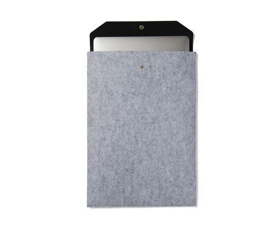 VINGA Albon GRS recycled felt 17" laptop sleeve Grey - Vinga V788112