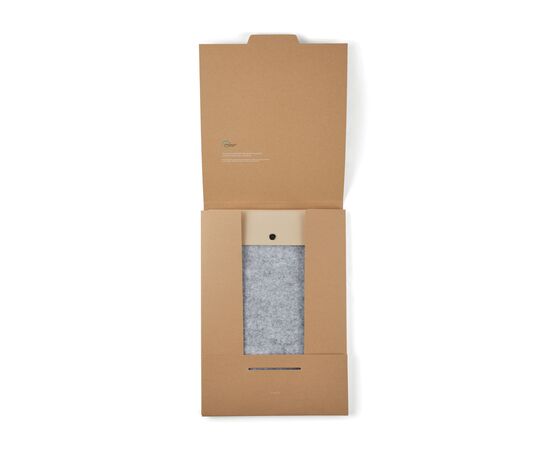 VINGA Albon GRS recycled felt 17" laptop sleeve Grey - Vinga V788112