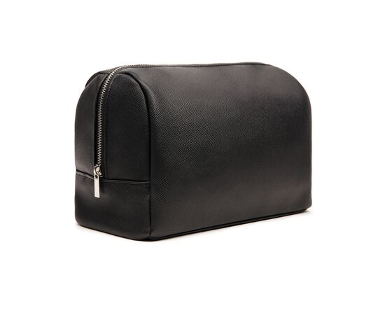 VINGA Bermond RCS recycled PU toiletry bag Black - Vinga V820001