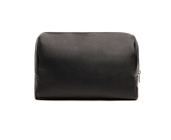 VINGA Bermond RCS recycled PU toiletry bag Black - Vinga V820001