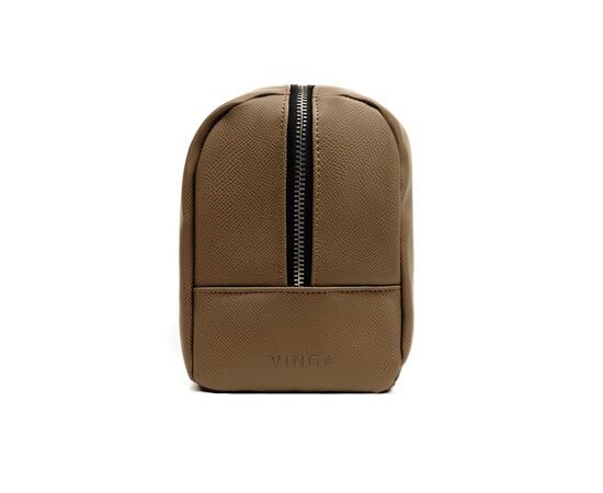 VINGA Bermond RCS gerecycled PU toilettas Bruin - Vinga V820009