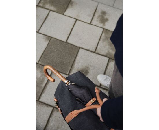 VINGA Bosler AWARE™ gerecycled PET 23" paraplu Zwart - Vinga V850001